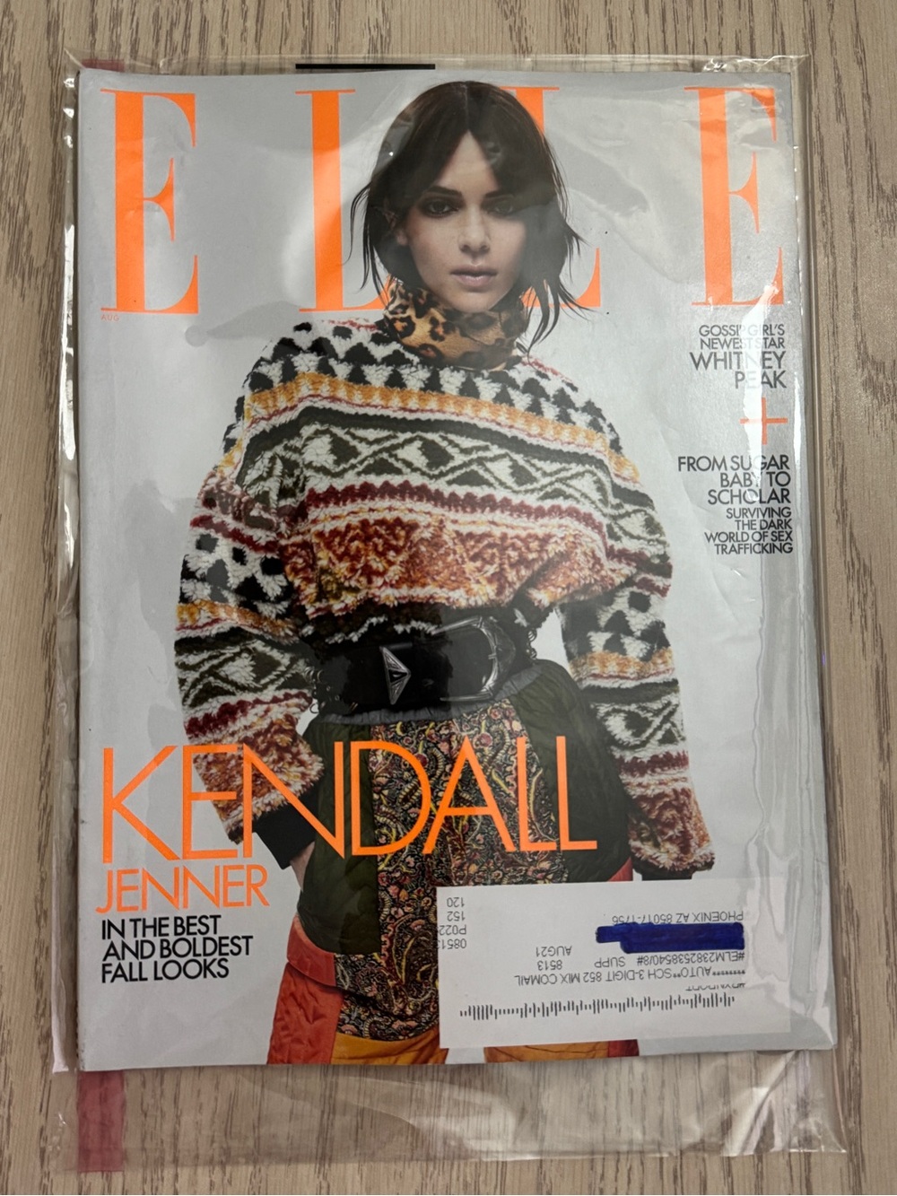 Elle Magazine, Kendall Jenner (August, 2021)